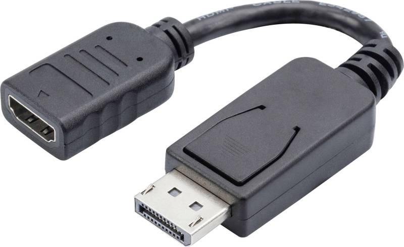 DIGITUS DisplayPort Adapter / Konverter, 0,15m, schwarz von Digitus