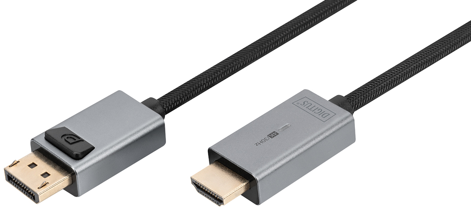 DIGITUS DisplayPort Adapterkabel, DP - HDMI Typ A, 4K, 3,0 m von Digitus