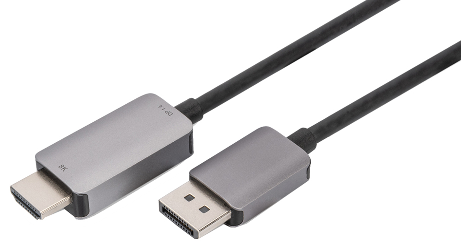 DIGITUS DisplayPort Adapterkabel, DP - HDMI Typ A, 8K, 1,8 m DIGITUS DisplayPort Adapterkabel, DP - HDMI Typ A, 8K, 1,8 m von Digitus