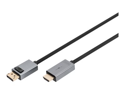 DIGITUS DisplayPort Adapterkabel, DP - HDMI Typ A 3m DIGITUS DisplayPort Adapterkabel, DP - HDMI Typ A 3m von Digitus