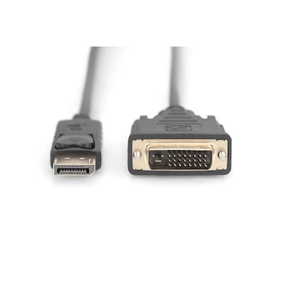 DIGITUS DisplayPort Adapterkabel, DisplayPort -DVI-D, 3,0m, schwarz DIGITUS DisplayPort Adapterkabel, DisplayPort -DVI-D, 3,0m, schwarz von Digitus
