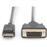 DIGITUS DisplayPort Adapterkabel, DisplayPort -DVI-D, 3,0m, schwarz DIGITUS DisplayPort Adapterkabel, DisplayPort -DVI-D, 3,0m, schwarz von Digitus