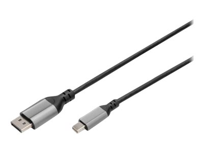 DIGITUS DisplayPort Adapterkabel mini DP->DPort St/St 8K 2m DIGITUS DisplayPort Adapterkabel mini DP->DPort St/St 8K 2m von Digitus