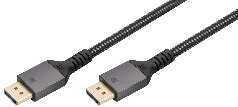 DIGITUS DisplayPort Anschlusskabel, 8K, 1.4 Version, 2,0 m DIGITUS DisplayPort Anschlusskabel, 8K, 1.4 Version, 2,0 m von Digitus