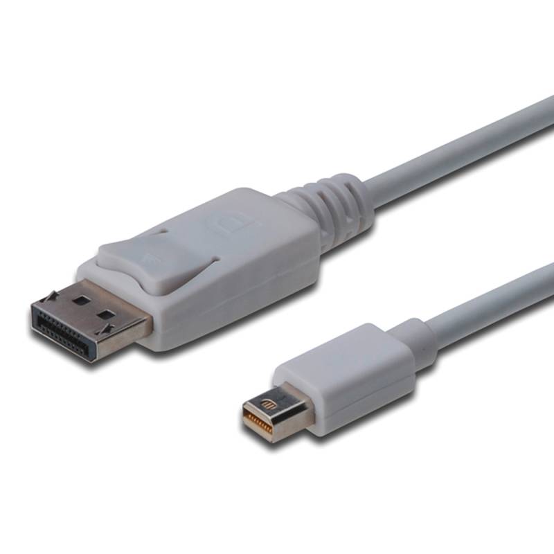 DIGITUS DisplayPortKabel miniDP -> DPort St/St 3m 1.1a weiß Polybeutel von Digitus