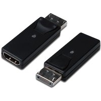 DIGITUS Displayport Adapter DP zu HDMI-A St./Bu. Verriegelung DB-340602-000-S von Digitus
