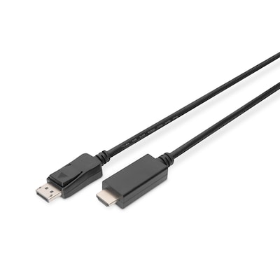 DIGITUS Displayport Adapterkabel, DP - HDMI Typ A St/St, 2.0m DIGITUS Displayport Adapterkabel, DP - HDMI Typ A St/St, 2.0m von Digitus