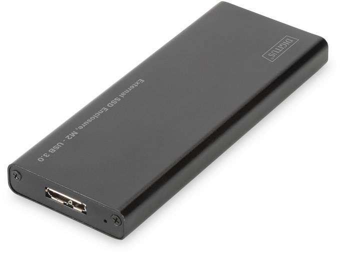 DIGITUS Externes Gehäuse M.2 SATA SSD Alu schwarz DIGITUS Externes Gehäuse M.2 SATA SSD Alu schwarz von Digitus