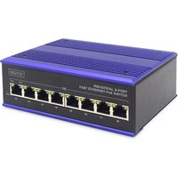 DIGITUS Fast Ethernet PoE Industrieller 8x Port Switch von Digitus