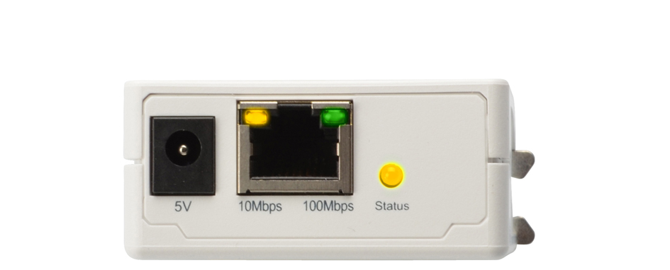 DIGITUS Fast Ethernet Printserver, parallel, weiß von Digitus