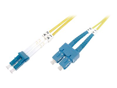 DIGITUS Fiber Optic Singlemode PatchK SC (APC) to LC (PC) 1m von Digitus