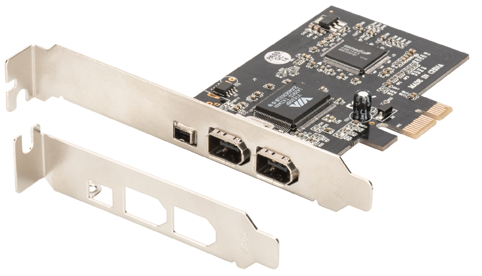 DIGITUS FireWire 1394a PCI-Express Karte, 2+1 Port von Digitus