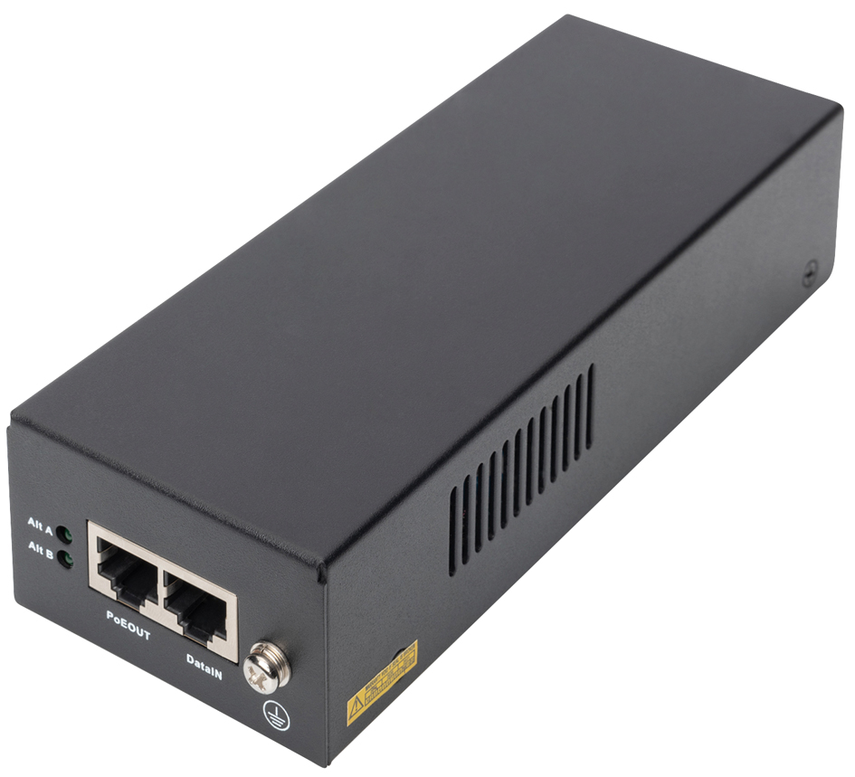 DIGITUS Gigabit Ethernet PoE++ Injektor, 802.3bt, 85 W von Digitus