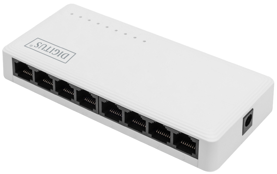 DIGITUS Gigabit Ethernet Switch, 8-Port, Unmanaged von Digitus