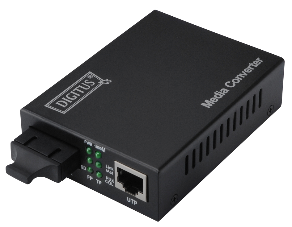 DIGITUS Gigabit Medienkonverter, RJ45/SC, Singlemode DIGITUS Gigabit Medienkonverter, RJ45/SC, Singlemode von Digitus