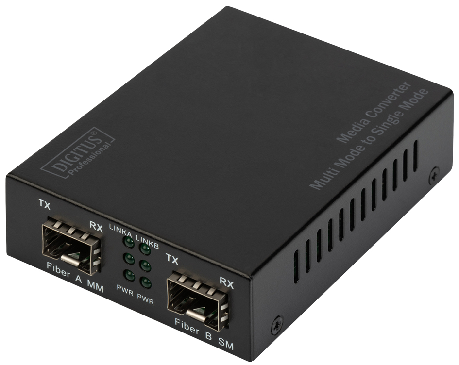 DIGITUS Gigabit Multimode/Singlemode Mediakonverter, SFP von Digitus