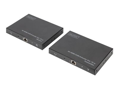DIGITUS HDMI 2.0 HDMI KVM Extender Set DIGITUS HDMI 2.0 HDMI KVM Extender Set von Digitus
