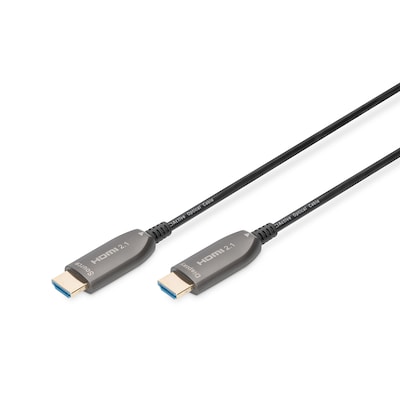 DIGITUS HDMI AOC Hybrid Glasfaser Anschlusskabel, Typ A M/M, 10m von Digitus