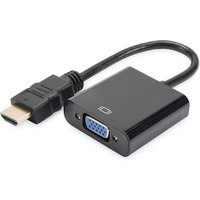 DIGITUS HDMI Adapter HDMI-A zu VGA St./Bu. schwarz von Digitus