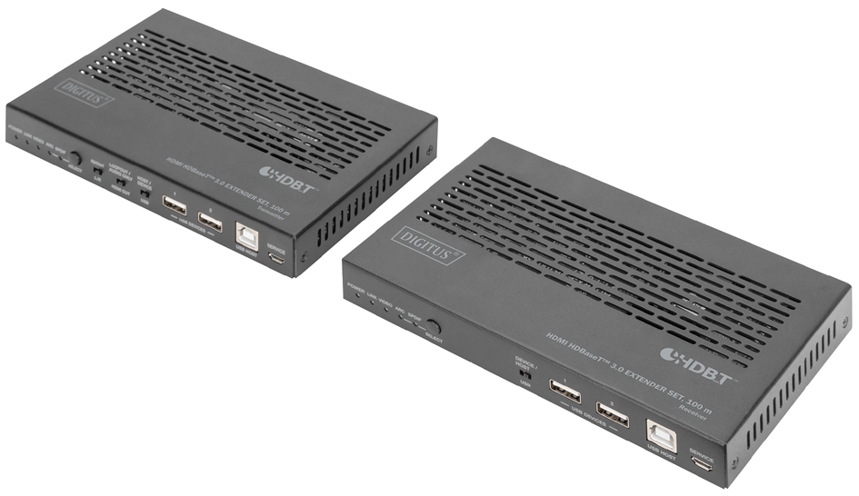 DIGITUS HDMI HDBaseT 3.0 Extender Set, 100 m DIGITUS HDMI HDBaseT 3.0 Extender Set, 100 m von Digitus