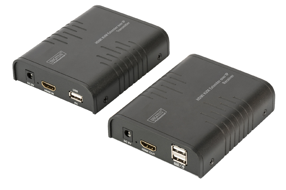 DIGITUS HDMI KVM Extender Set , Lokal + Remote, 120 m von Digitus