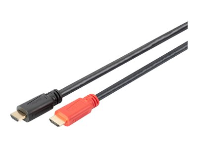 DIGITUS HDMI-Kabel Ethernet u. Signalverstärker 10m schwarz DIGITUS HDMI-Kabel Ethernet u. Signalverstärker 10m schwarz von Digitus