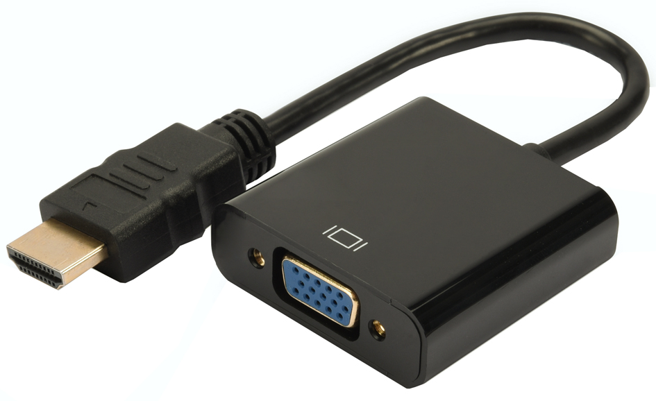 DIGITUS HDMI auf VGA Konverter, schwarz DIGITUS HDMI auf VGA Konverter, schwarz von Digitus