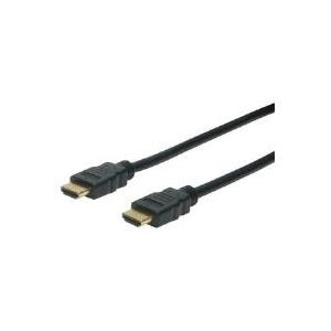 DIGITUS - HDMI mit Ethernetkabel - HDMI (M) bis HDMI (M) - 5 m - Dreifachisolierung - Schwarz von Digitus