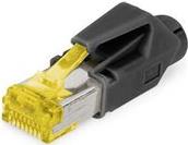 DIGITUS Hirose - Netzwerkanschluss - RJ-45 (M) - abgeschirmt - CAT 6a - ohne Haken (Packung mit 10) (A-MO6A-8-8-HRS-10) von Digitus