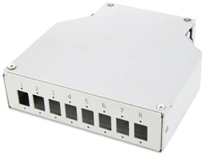 DIGITUS Hutschienen Spleißbox für 8 LC/DX Kupplungen DIGITUS Hutschienen Spleißbox für 8 LC/DX Kupplungen von Digitus