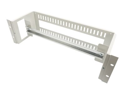 DIGITUS Hutschienenträger 3HE 19 (483mm) + Hutschiene grau von Digitus