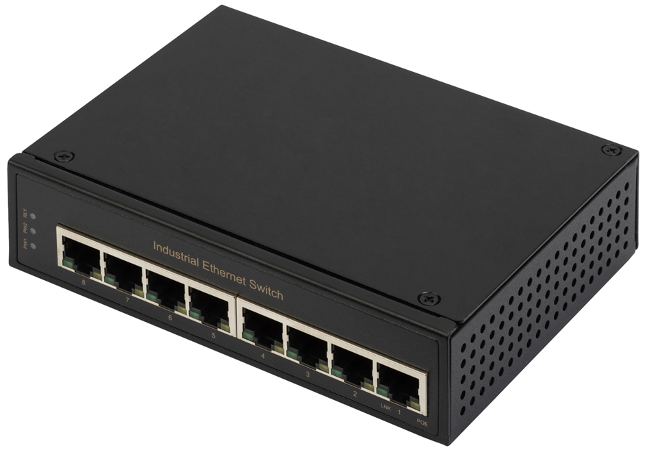 DIGITUS Industrial Gigabit Ethernet Switch, 8-Port von Digitus