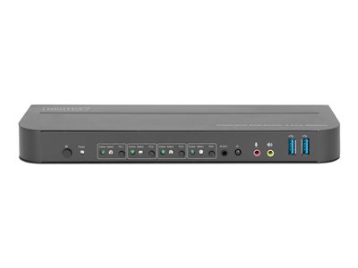 DIGITUS KVM Switch 4-Port, 4K60Hz, 4x DP in, 1x DP/HDMI out DIGITUS KVM Switch 4-Port, 4K60Hz, 4x DP in, 1x DP/HDMI out von Digitus
