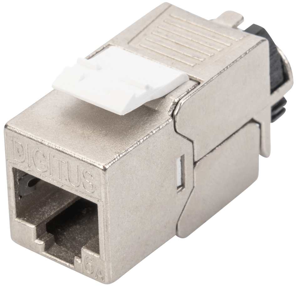 DIGITUS Keystone Modul Kat. 6A, geschirmt, grau von Digitus