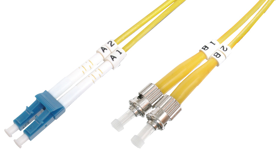 DIGITUS LWL Patchkabel, LC-Duplex - 2 x ST, OS2, 2,0 m DIGITUS LWL Patchkabel, LC-Duplex - 2 x ST, OS2, 2,0 m von Digitus