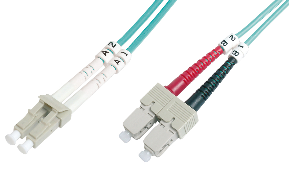 DIGITUS LWL Patchkabel, LC-Duplex - SC-Duplex, OM3, 3,0 m DIGITUS LWL Patchkabel, LC-Duplex - SC-Duplex, OM3, 3,0 m von Digitus