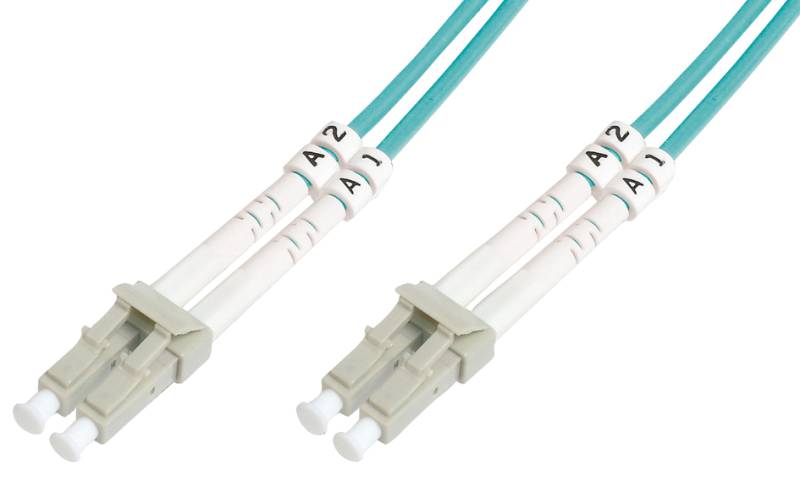 DIGITUS LWL Patchkabel, OM3, LC-Duplex - LC-Duplex, 15,0 m von Digitus