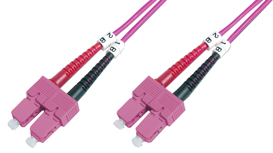 DIGITUS LWL Patchkabel, SC-Duplex - SC-Duplex, OM4, 2,0 m DIGITUS LWL Patchkabel, SC-Duplex - SC-Duplex, OM4, 2,0 m von Digitus