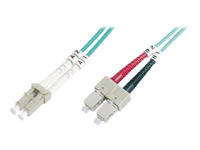 DIGITUS LWL Patchkabel LC -> SC 10.00m Multimode Duplex OM3 DIGITUS LWL Patchkabel LC -> SC 10.00m Multimode Duplex OM3 von Digitus