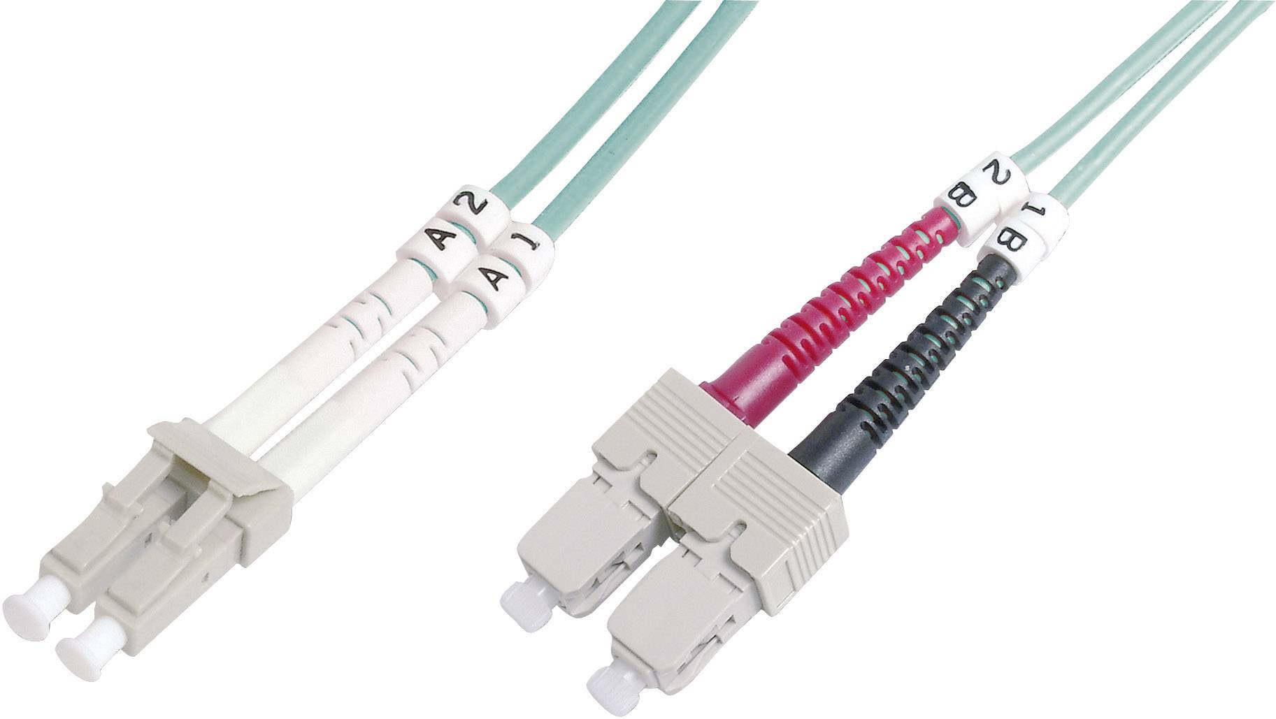 DIGITUS LWL Patchkabel LC -> SC 3.00m Multimode Duplex OM3 DIGITUS LWL Patchkabel LC -> SC 3.00m Multimode Duplex OM3 von Digitus