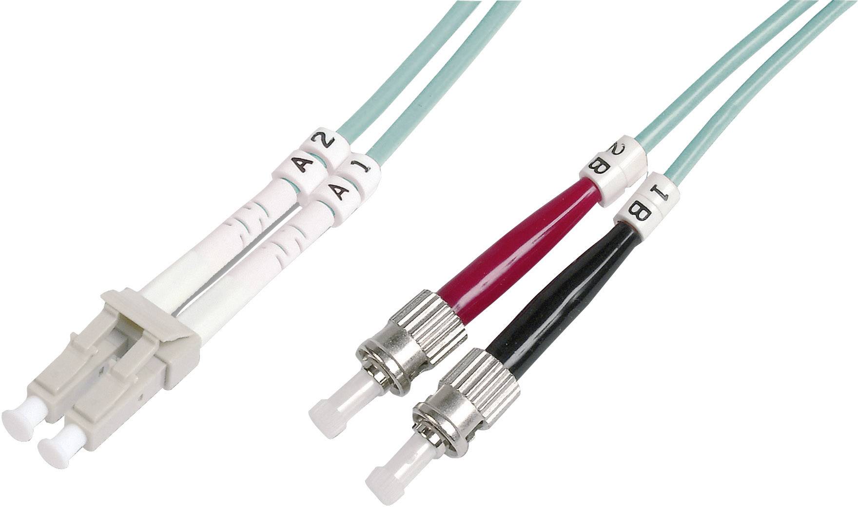 DIGITUS LWL Patchkabel LC -> ST 10.00m Multimode Duplex OM3 DIGITUS LWL Patchkabel LC -> ST 10.00m Multimode Duplex OM3 von Digitus