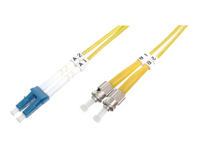 DIGITUS LWL Patchkabel LC -> ST 2.00m Singlemode Duplex OS2 DIGITUS LWL Patchkabel LC -> ST 2.00m Singlemode Duplex OS2 von Digitus