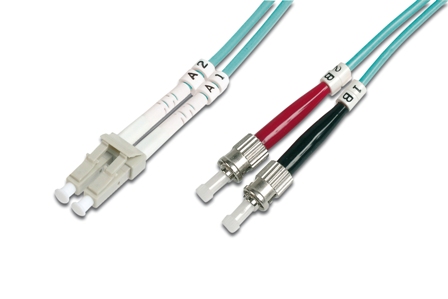 DIGITUS LWL Patchkabel LC -> ST 3.00m Multimode Duplex OM3 DIGITUS LWL Patchkabel LC -> ST 3.00m Multimode Duplex OM3 von Digitus