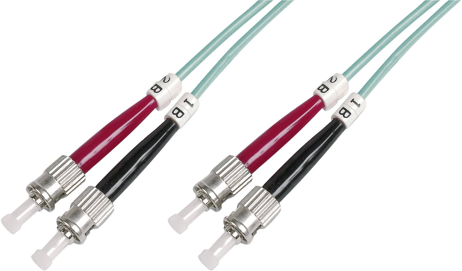 DIGITUS LWL Patchkabel ST -> ST 1.00m Multimode Duplex OM3 DIGITUS LWL Patchkabel ST -> ST 1.00m Multimode Duplex OM3 von Digitus