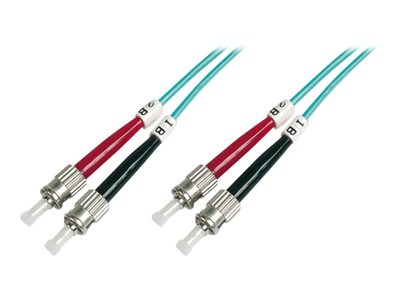 DIGITUS LWL Patchkabel ST -> ST 10.00m Multimode Duplex OM3 DIGITUS LWL Patchkabel ST -> ST 10.00m Multimode Duplex OM3 von Digitus