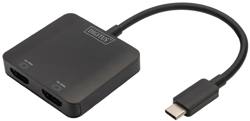 DIGITUS MST Video Hub, 2 Port, USB-C - 2x HDMI von Digitus