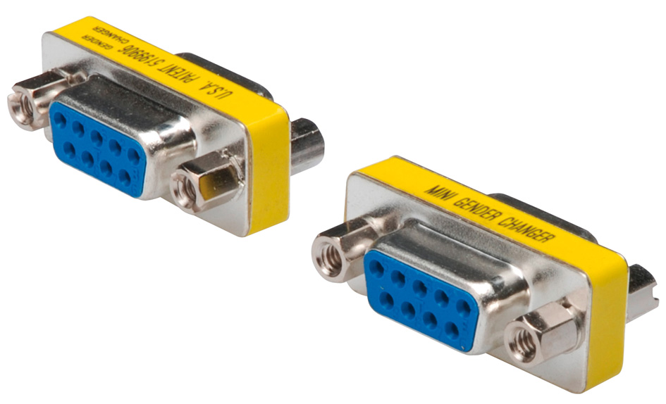 DIGITUS Mini Gender-Changer, 9 Pol Sub-D, Kupplung DIGITUS Mini Gender-Changer, 9 Pol Sub-D, Kupplung von Digitus