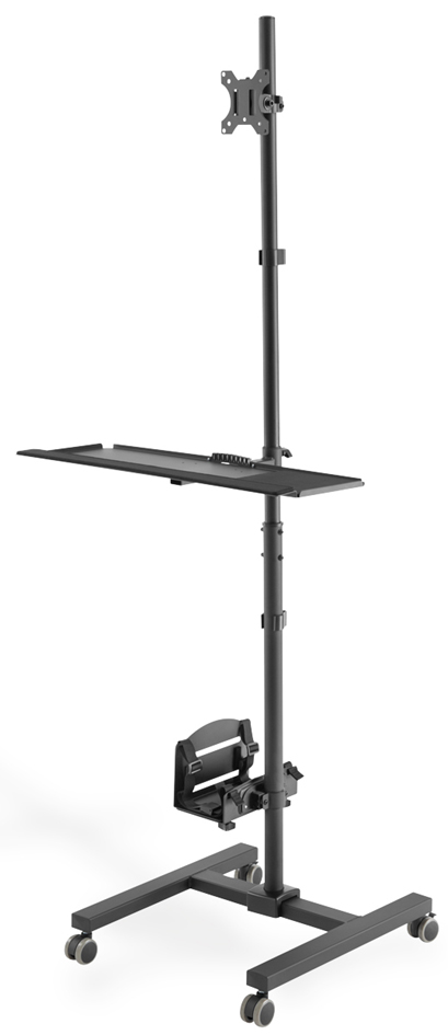DIGITUS Mobiler Arbeitsplatz Workstation, schwarz DIGITUS Mobiler Arbeitsplatz Workstation, schwarz von Digitus