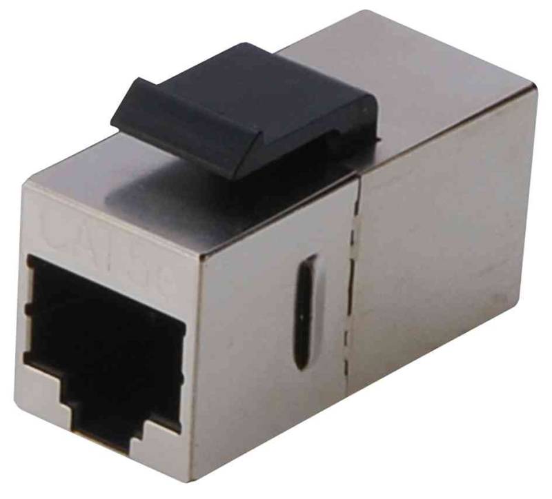 DIGITUS Modular Adapter Kat.6A, geschirmt, 2 x RJ45 Kupplung von Digitus