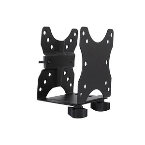 DIGITUS Monitor-Halterung DA-90360 DA-90360 schwarz für Mini Desktop PC´s zwischen 17 und 70 mm Stärke von Digitus